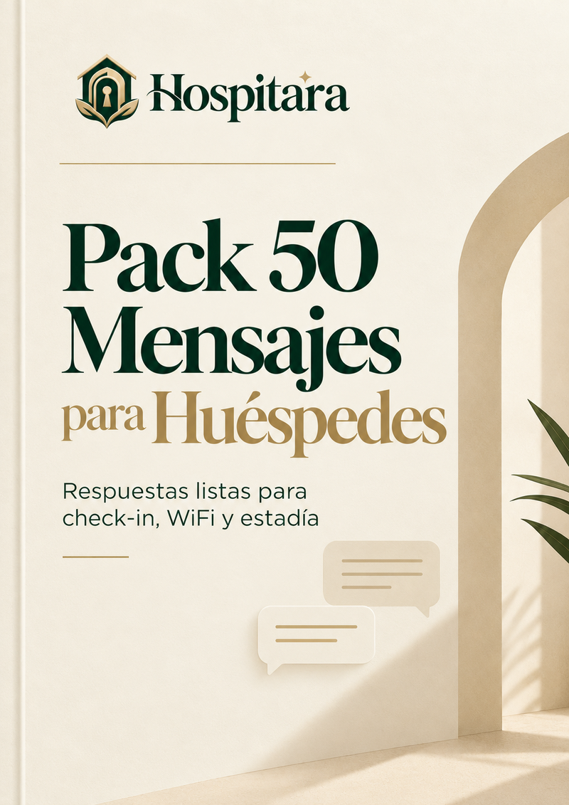 Pack 50 Mensajes para Huéspedes
